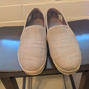 Skechers Women's Espadrille Slip-On Shoes - Light Beige